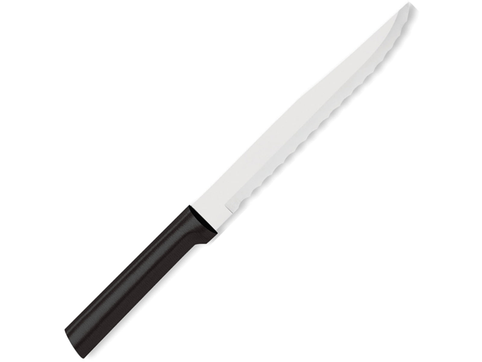 Rada Cutlery Serrated Slicer Blk Clam RDCDW238