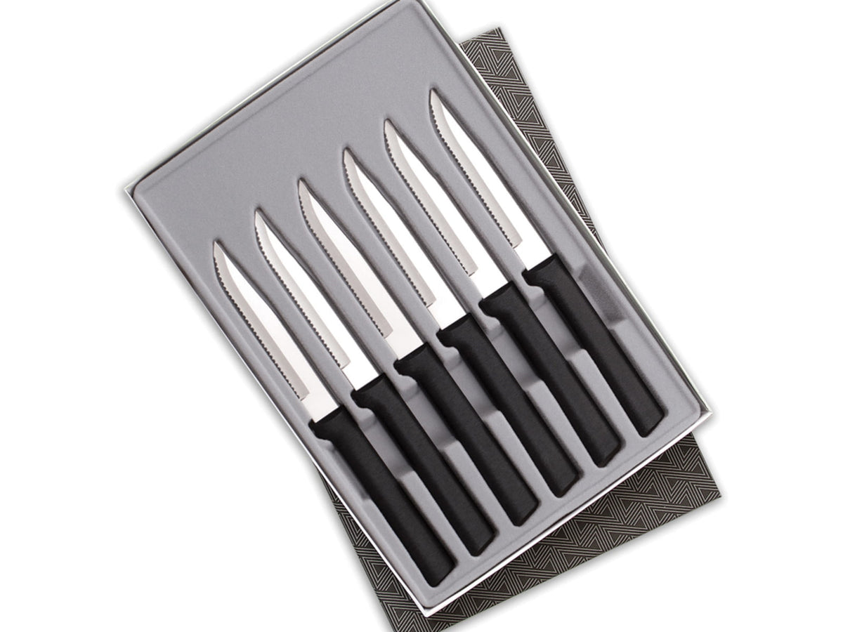 Rada Cutlery Serrated Steak Knife Set Blk RDCG26S