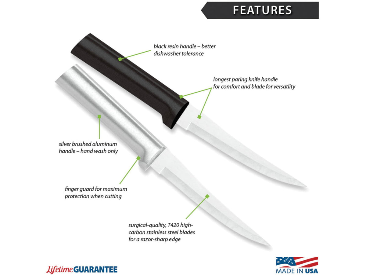Rada Cutlery Super Parer Black Bulk RDCW227