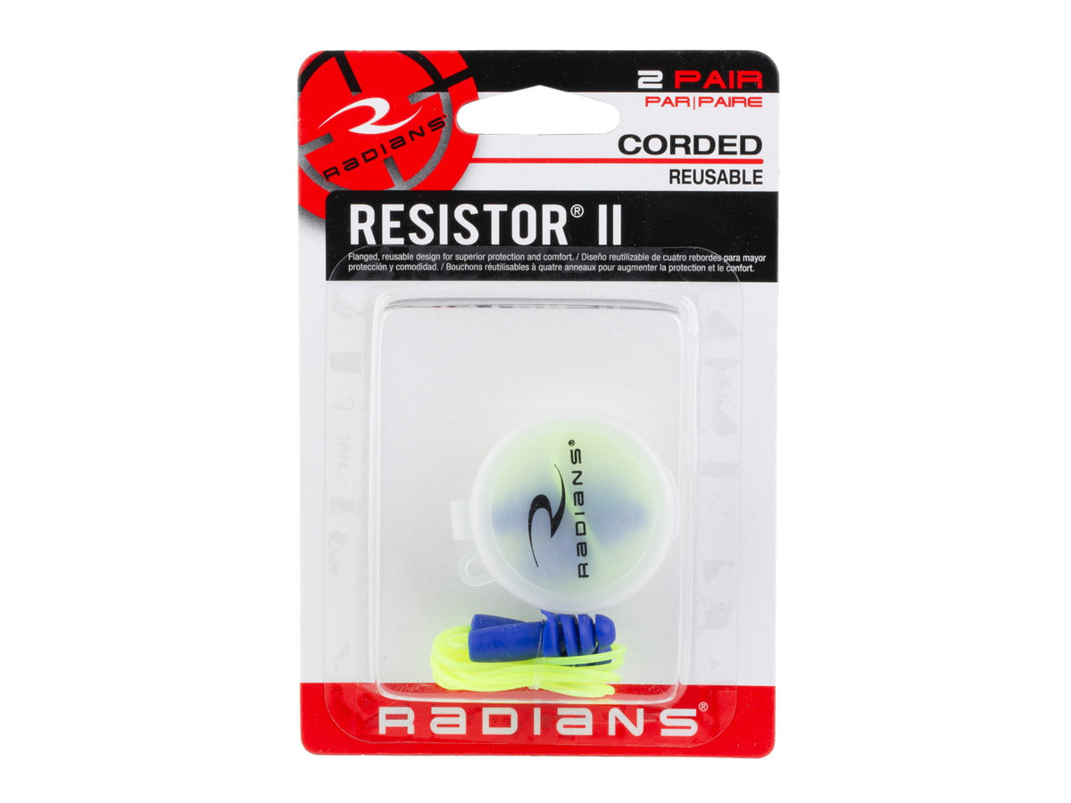 Radians REUSEABLE FLANGED EARPLUGS FP43BP2