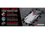 RAGAR RAGAR 35.75 in x 13.5 in Foam Insert For Hard Rifle Cases Red/Charcoal RG00013-XP-RED