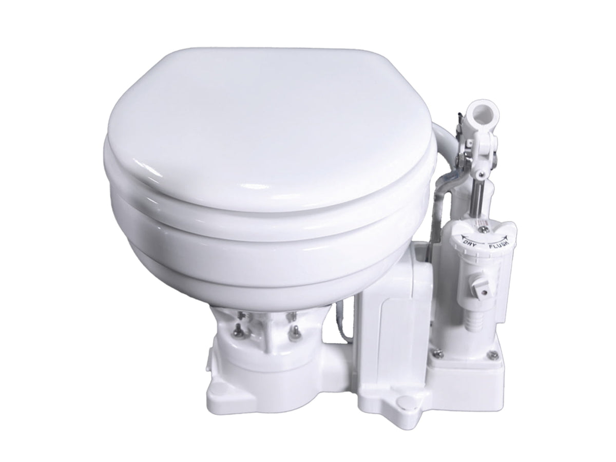 Raritan PH PowerFlush Electric Marine Bowl - 12V - White P101E12