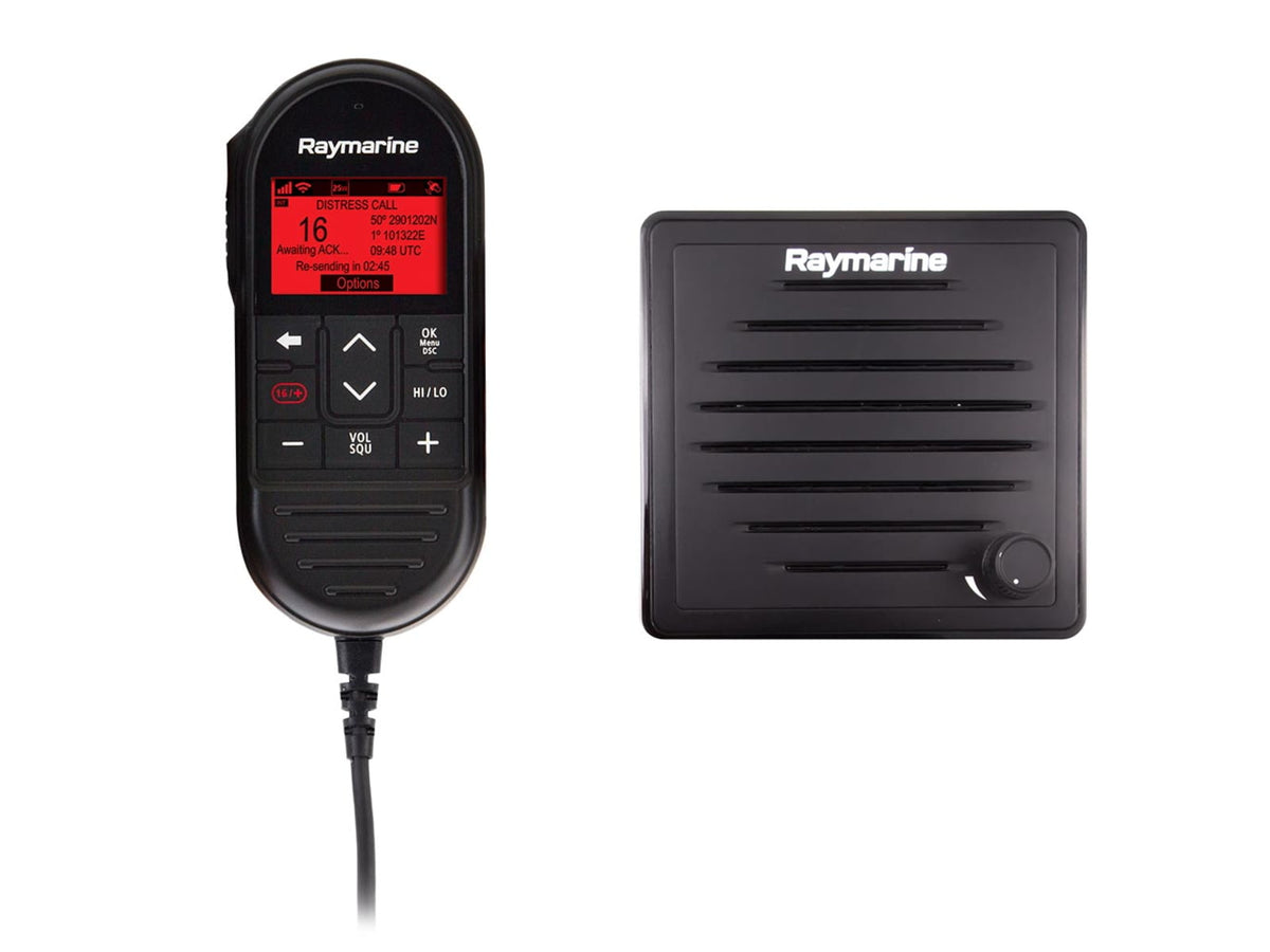 Raymarine Ray90 Wired Second Station Kit w/Passive Speaker RayMic Wired Handset & RayMic Extension Cable - 10M T70432