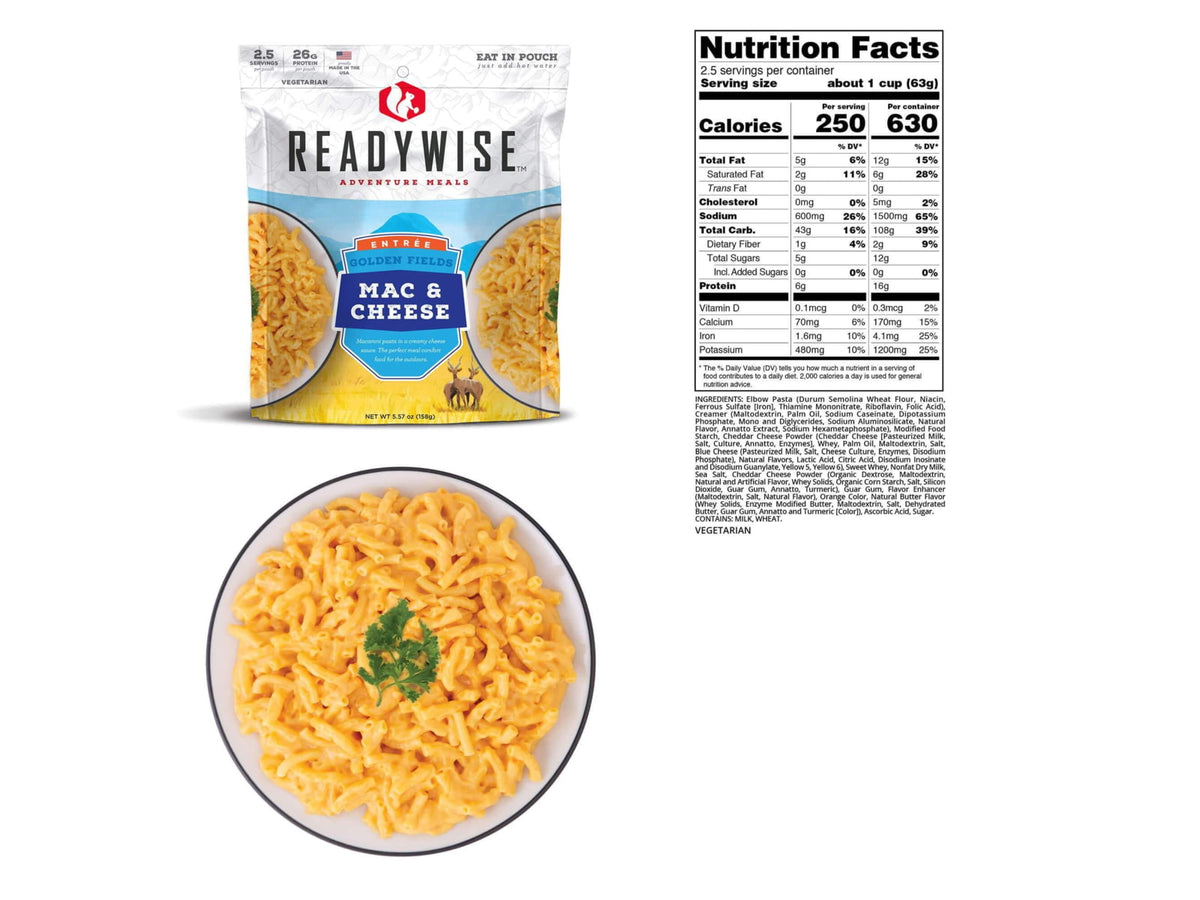 ReadyWise Golden Fields Mac & Cheese 6 Pack RW05-806