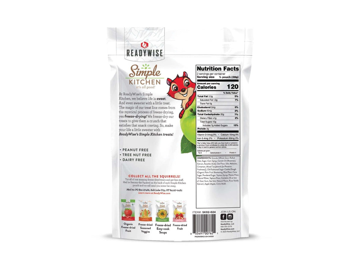 ReadyWise Simple Kitchen Old Fashioned Apple Crisp Single Pouch RWSK02-024