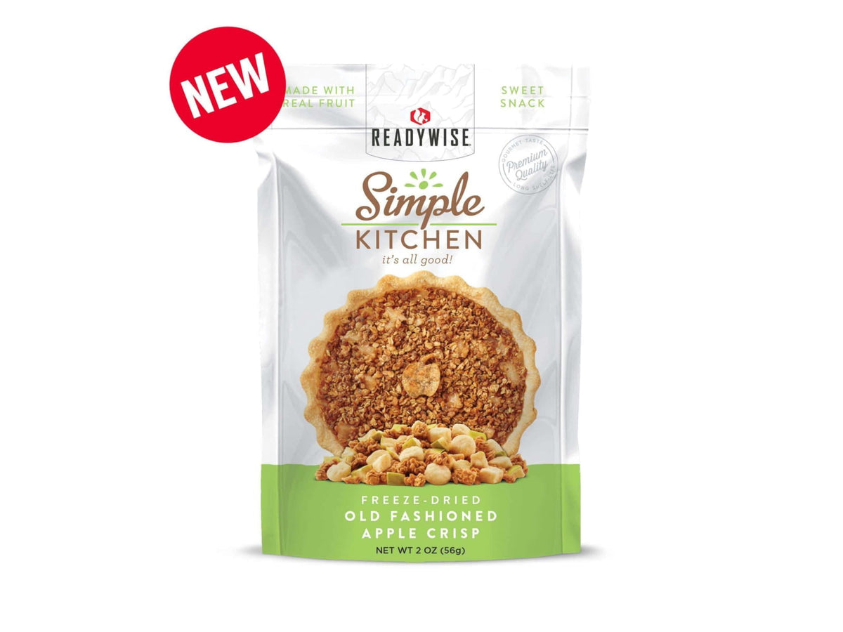 ReadyWise Simple Kitchen Old Fashioned Apple Crisp Single Pouch RWSK02-024