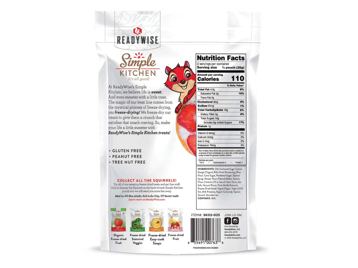 ReadyWise Simple Kitchen Strawberry Yogurt Tart Single Pouch RWSK02-025