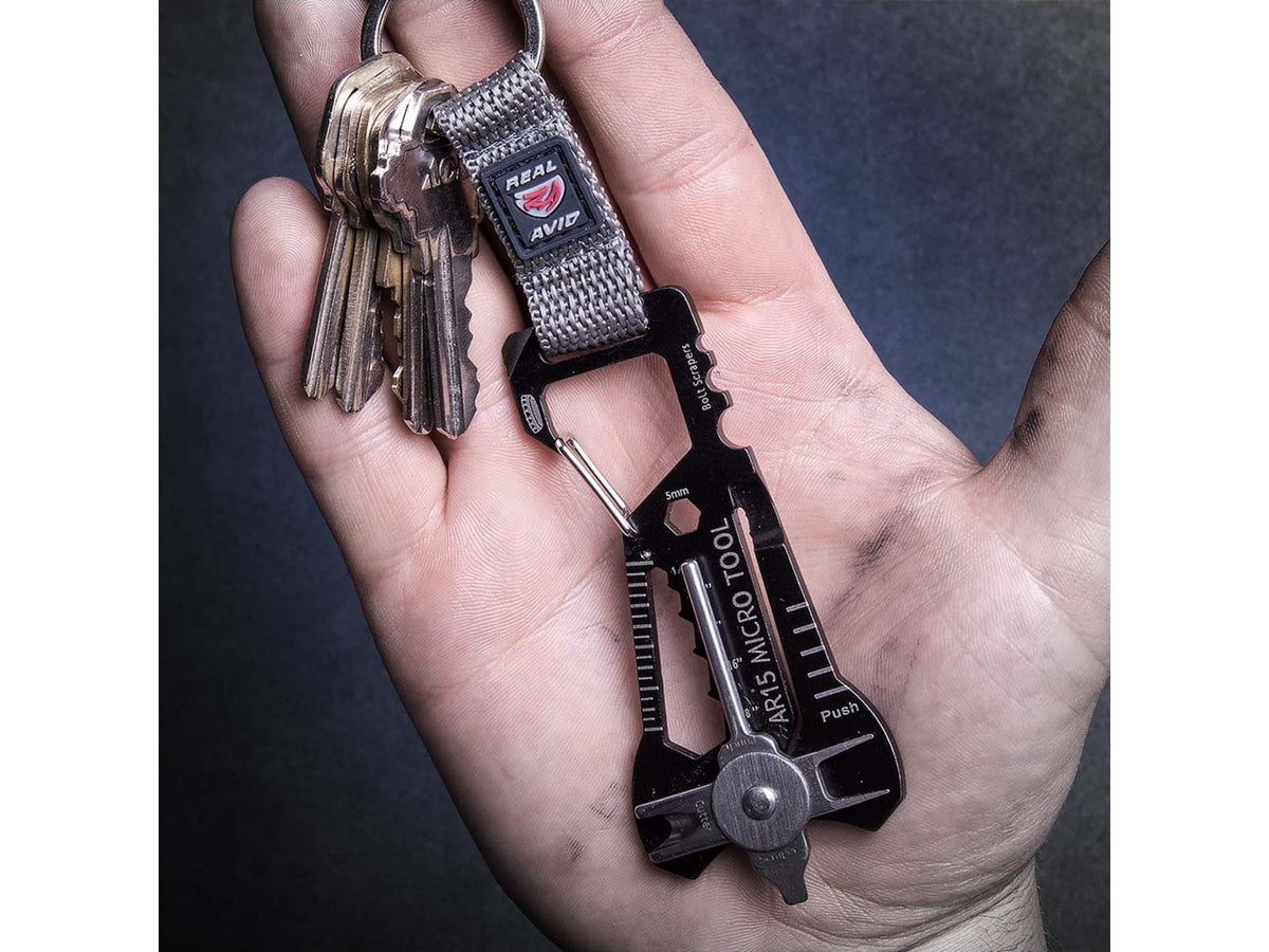 Real Avid 18-IN-1 Carry Multi Tool Micro Tool - AR15 AVMICROAR15