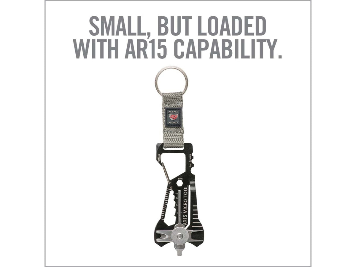 Real Avid 18-IN-1 Carry Multi Tool Micro Tool - AR15 AVMICROAR15