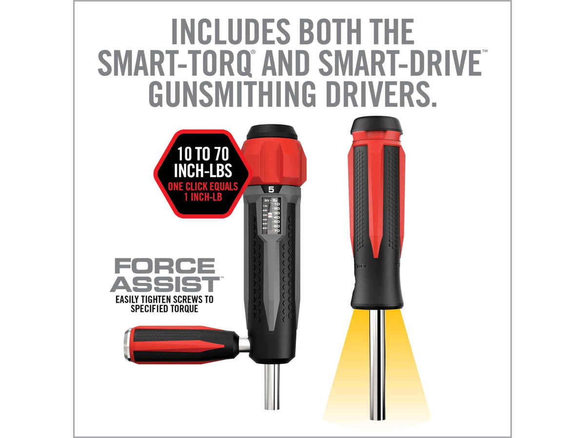 Real Avid Smart-Torq & Driver Master Set Black Oxide Universal Firearm 83 Pieces AVSTDMS
