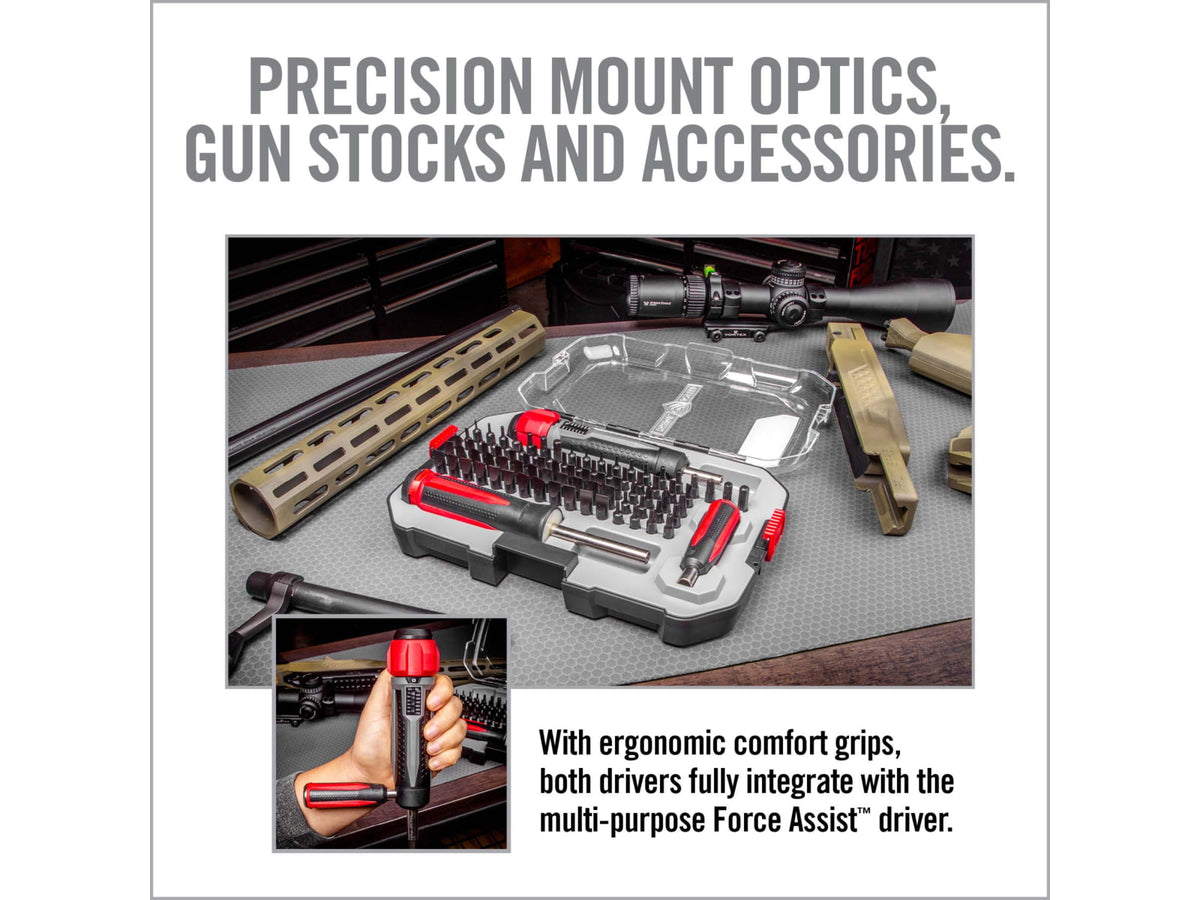 Real Avid Smart-Torq & Driver Master Set Black Oxide Universal Firearm 83 Pieces AVSTDMS