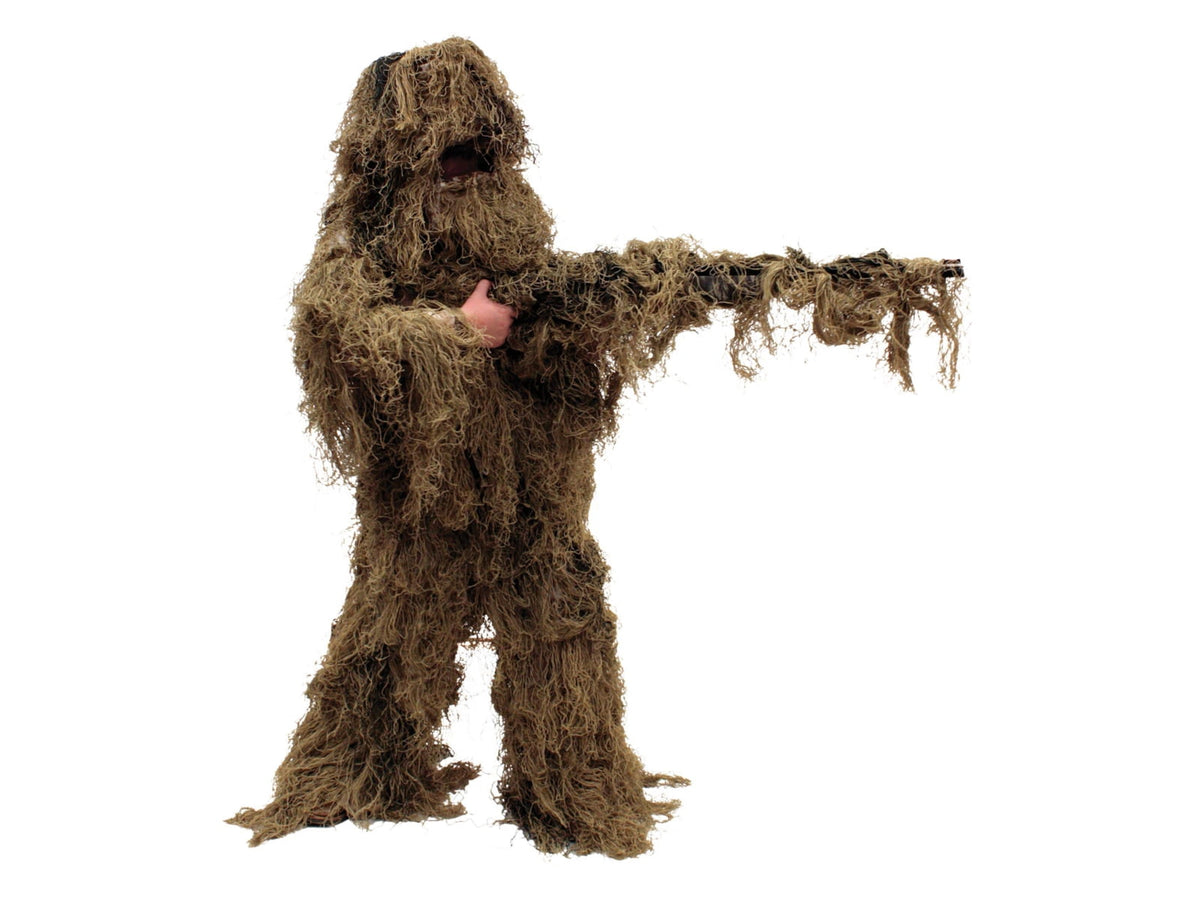 Red Rock Outdoor Gear 5-Piece Youth Ghillie Suit Woodland Desert Large