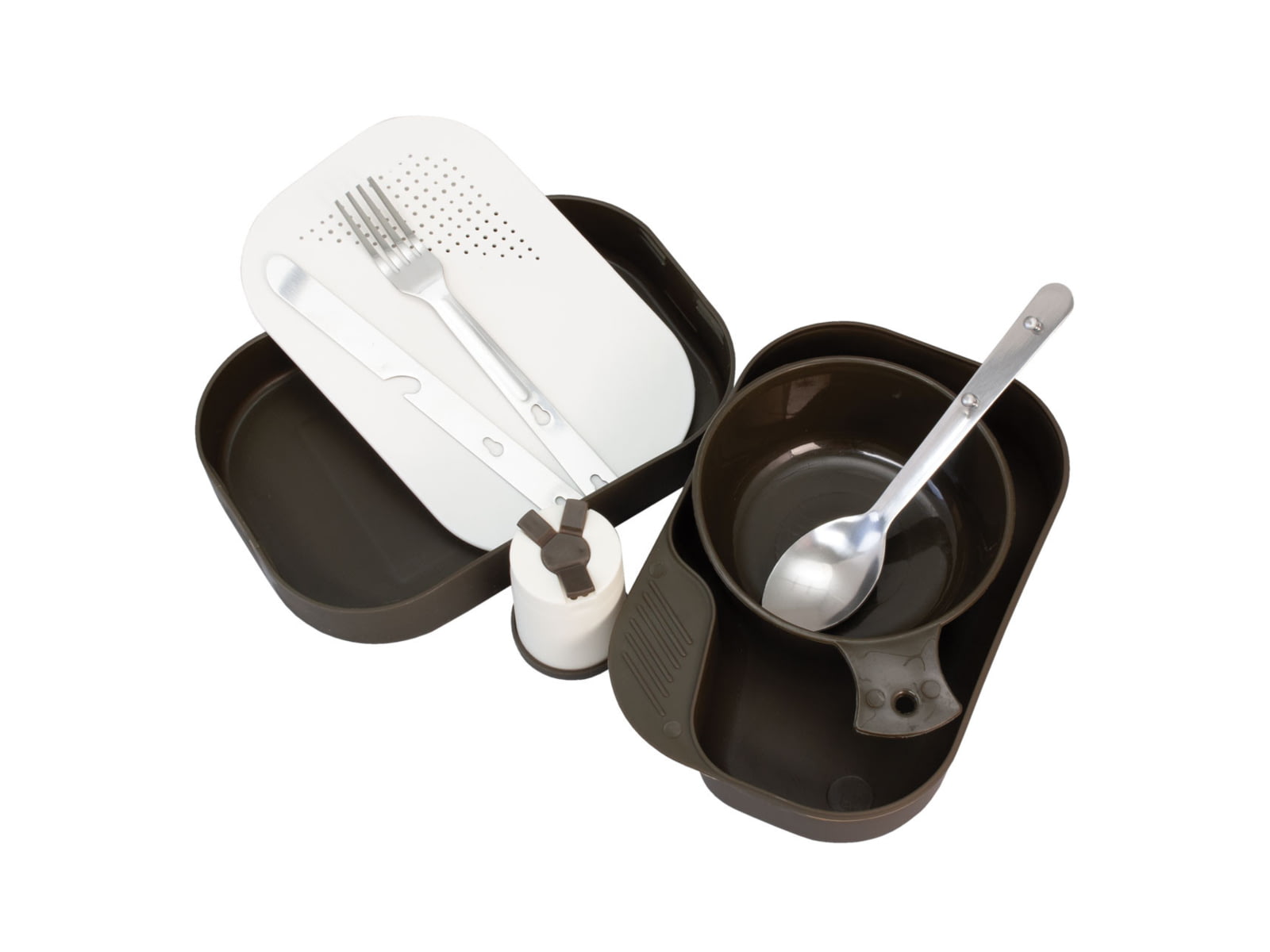 Red Rock Outdoor Gear 8-Piece Mess Kit Black 06-013
