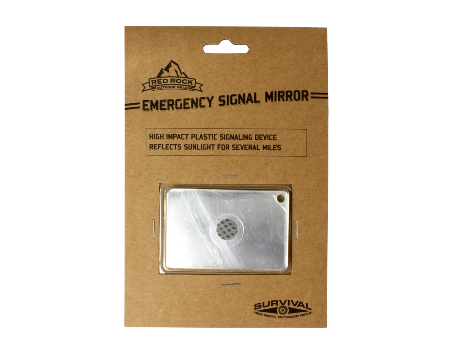 Red Rock Outdoor Gear Emergency Signal Mirror Clear 06-030