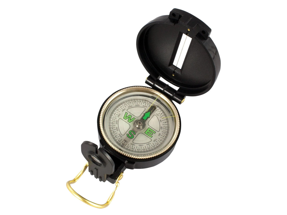 Red Rock Outdoor Gear Plastic Lensatic Compass Black 451BLK