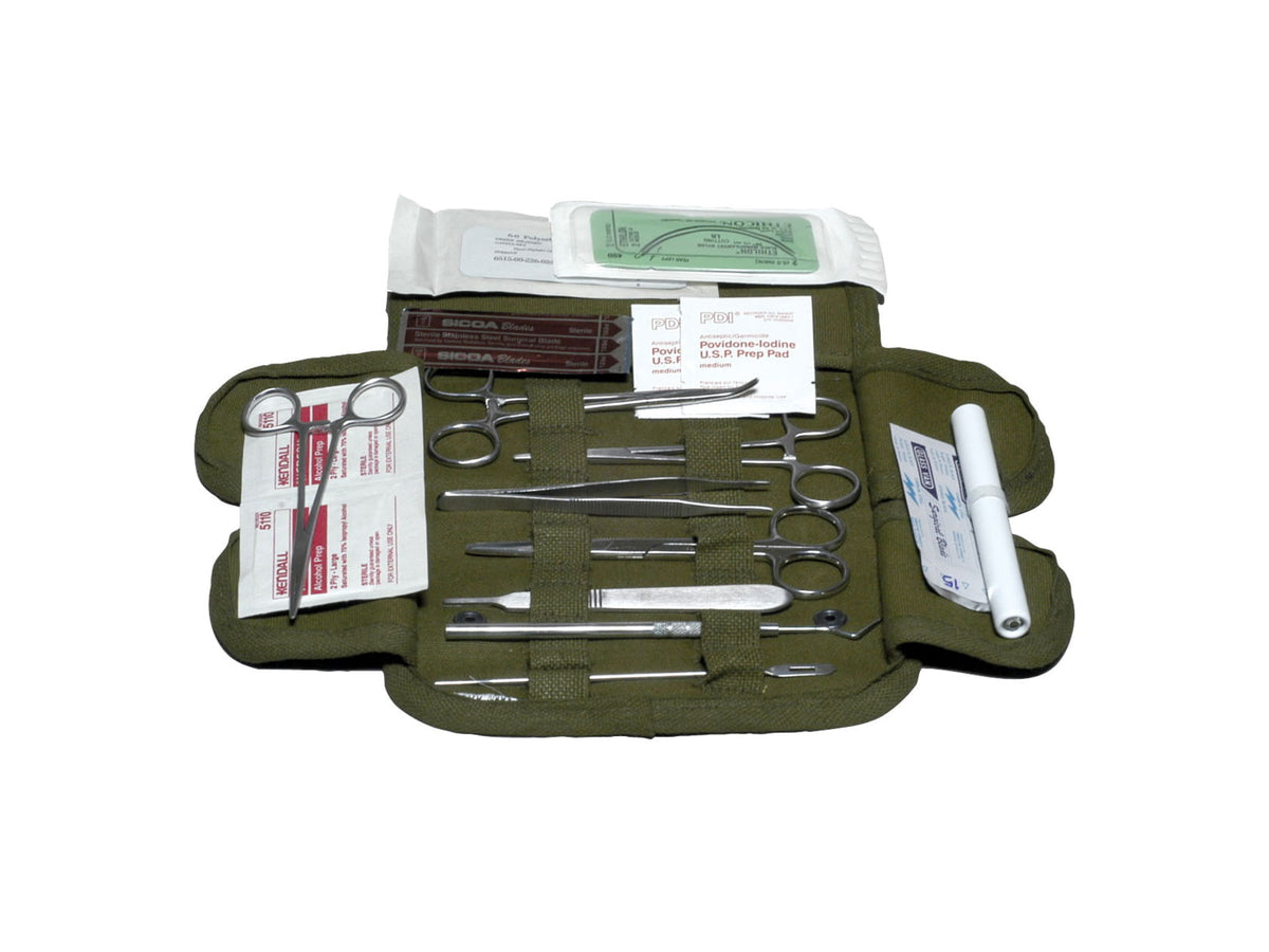 Red Rock Outdoor Gear Stainless Steel Surgical Set Olive Drab