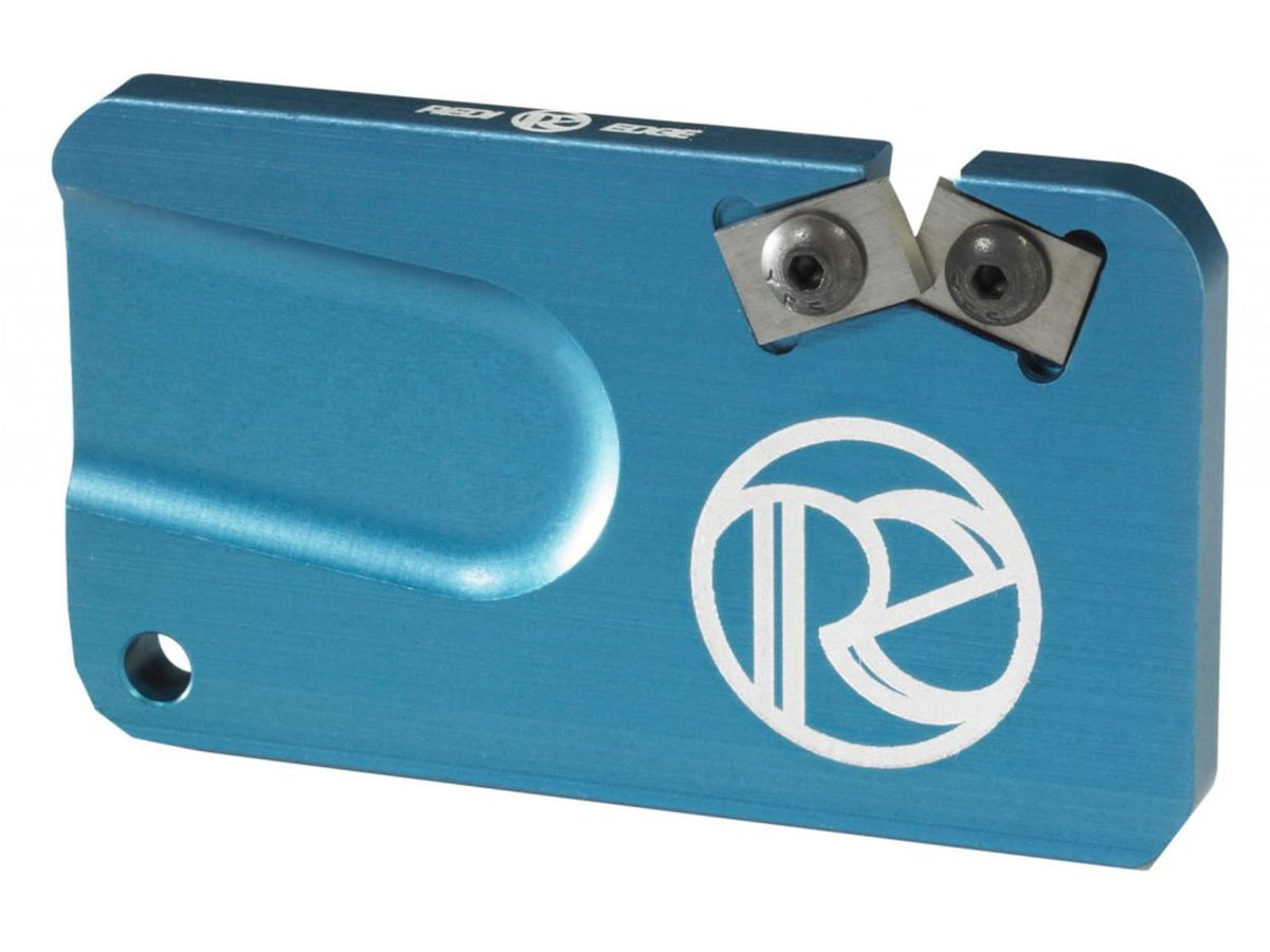 Redi-Edge REPS201BU Pocket Knife Sharpener Duromite Carbide Blue Wi