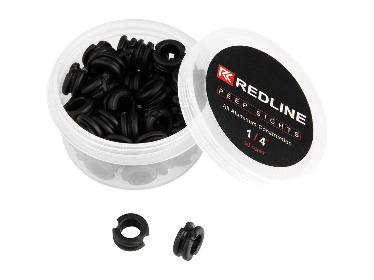 Redline Peep Sight 1/4in Black RL-PEEP-1/4