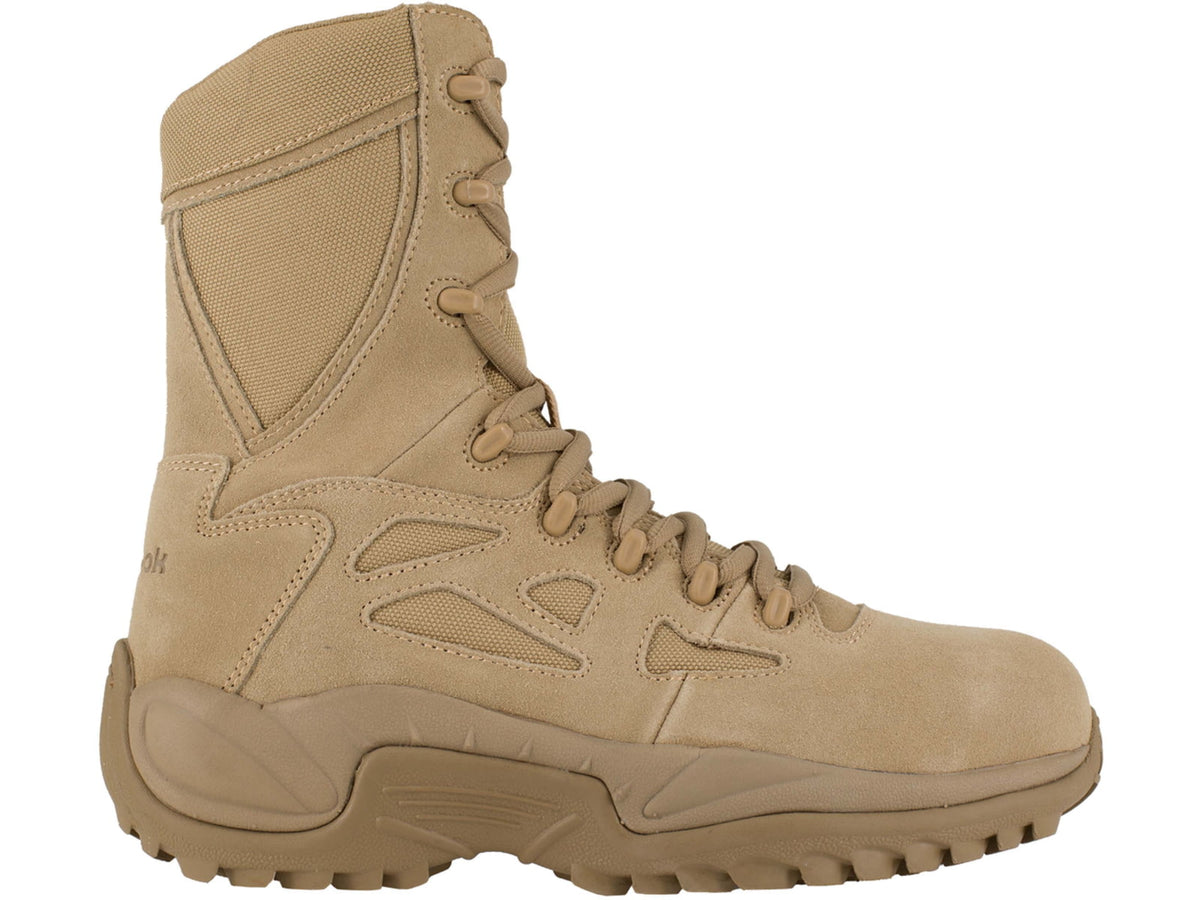 Reebok Rapid Response RB Wos 8in. Military Boot - Women's Tan 10 Medium
