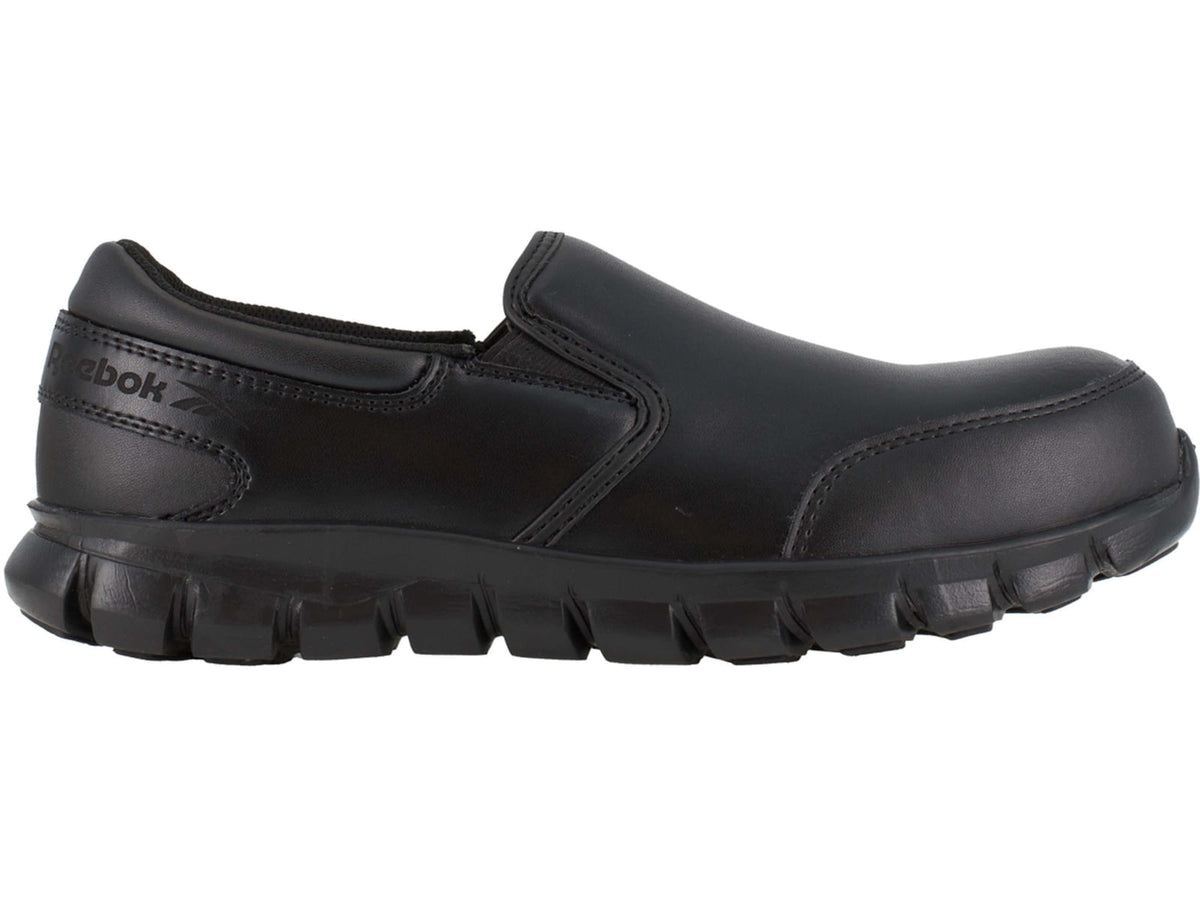 Reebok Sublite Cushion Work Athletic Oxford - Women's Black 8.5 Medium