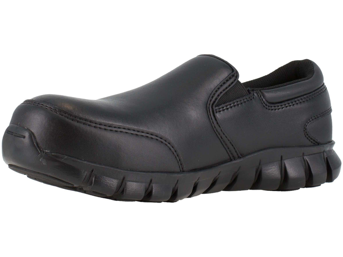 Reebok Sublite Cushion Work Athletic Oxford - Women's Black 8.5 Medium