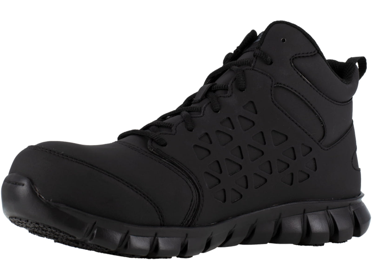 Reebok Sublite Cushion Work Shoes - Men's Black 8.5 US Wide RBK-RB4059-W-8.5