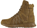 Reebok Trailgrip 8in Tactical Boots w/ Side Zipper - Men's Coyote 8.5 US Medium RBK-RB3462-M-08.5