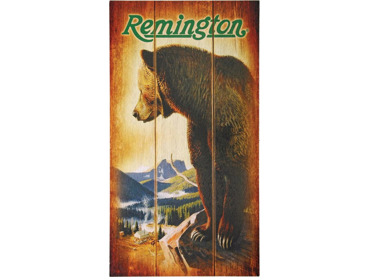Remington Bear Valley Wood Sign