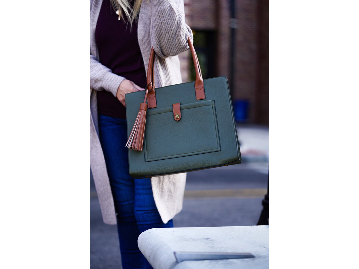 Remington Newport CCW Leather Tote Bag