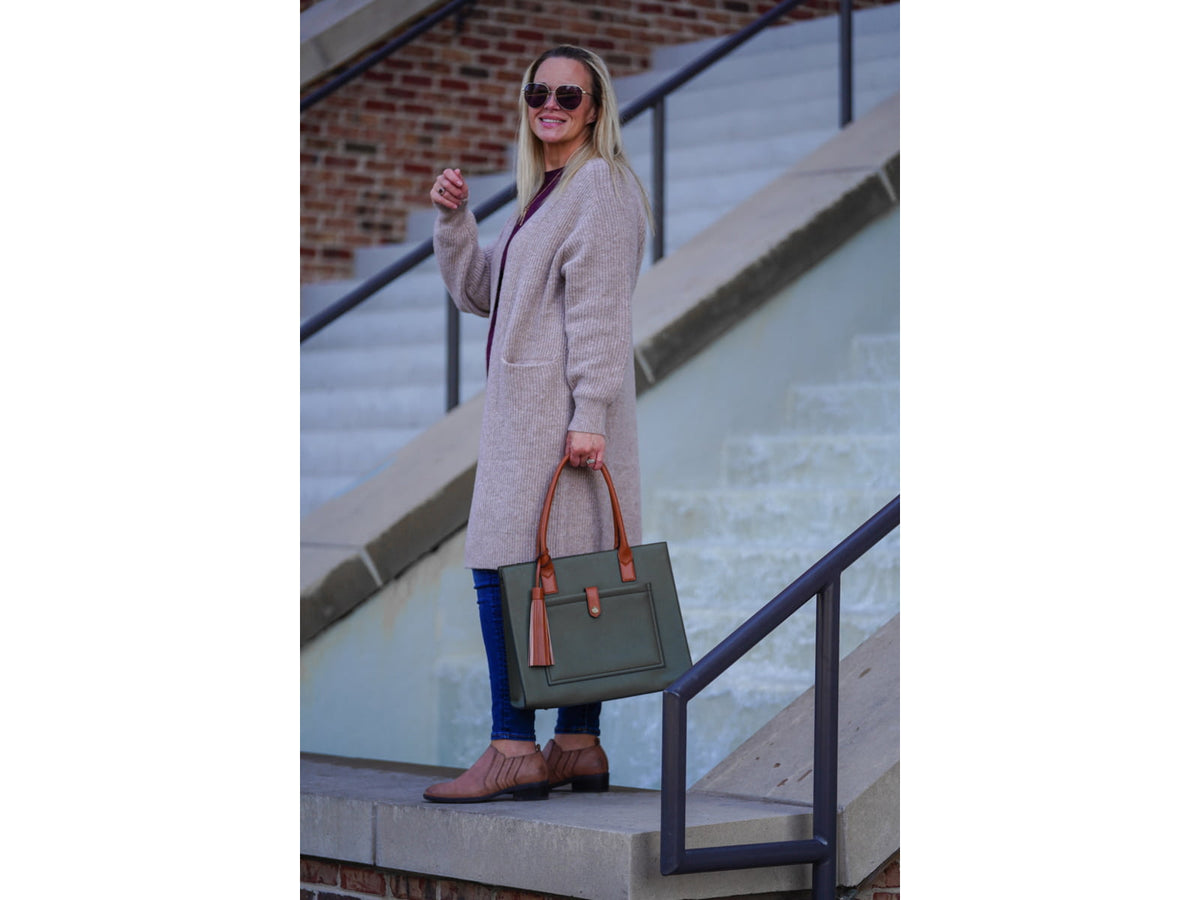Remington Newport CCW Leather Tote Bag