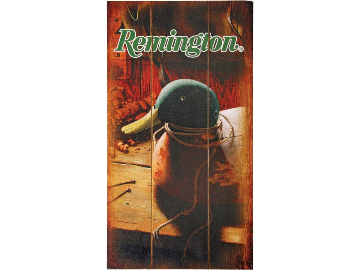 Remington Painted Decoy Wood Sign