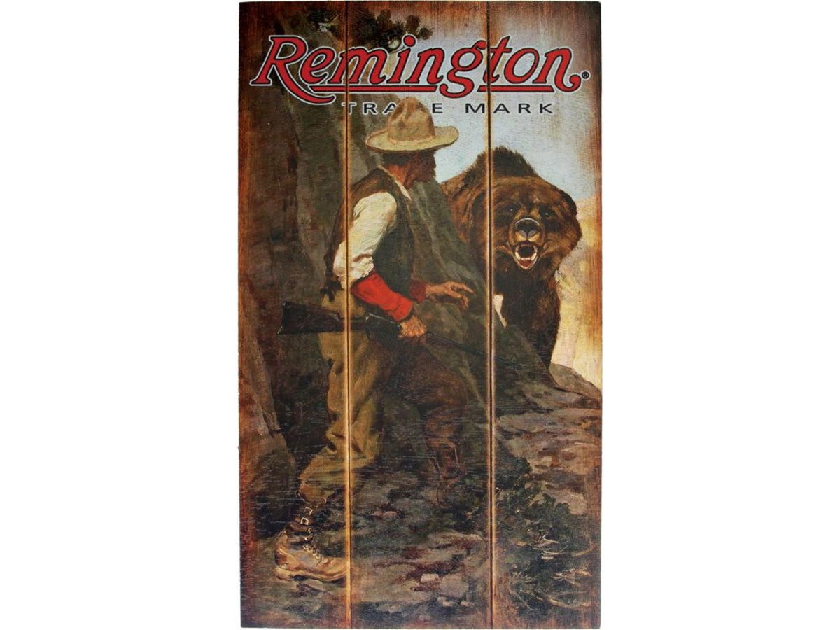 Remington Right Of Way Wood Sign