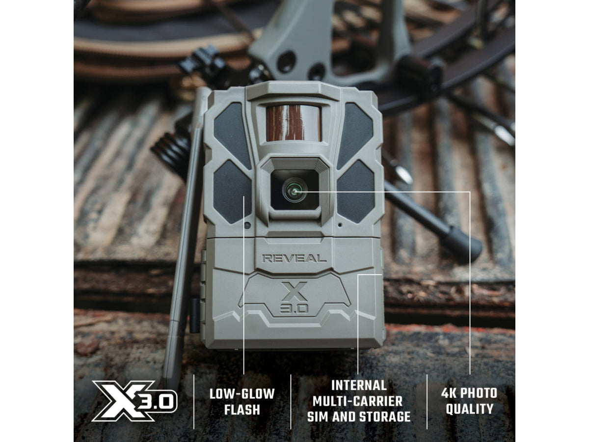 Reveal by Tactacam X 3.0 Cellular Trail Camera 2-Pack Black