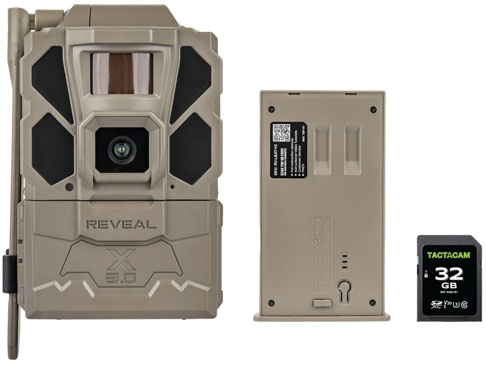 Reveal by Tactacam X 3.0 Starter Value Pack Gray