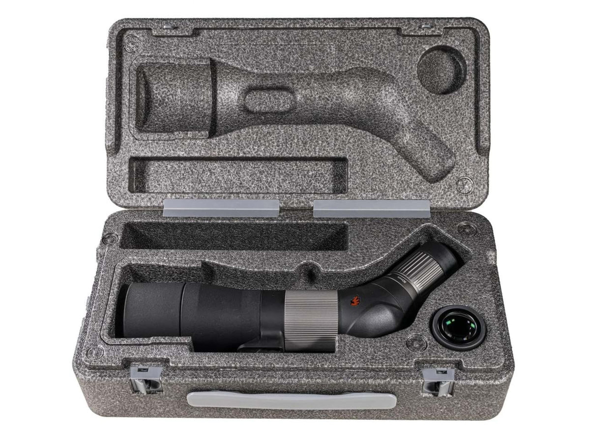Revic Acura S65a 18x65mm Spotting Scope w/ 22-45x Eyepeice Angled Dark Gray/Orange