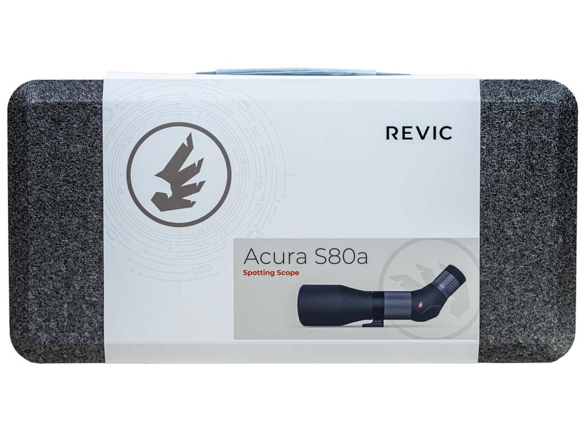Revic Acura Spotting Scope 27-55x 80mm Objective Dark Gray/Orange AY-R-E1002