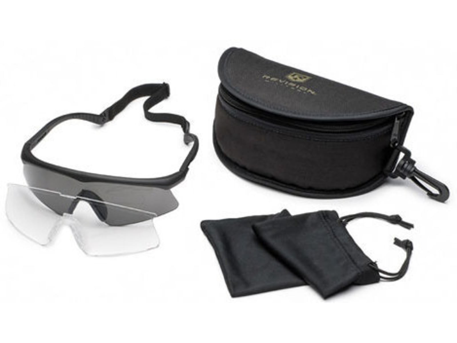 Revision Sawfly Ballistic Eyeshield Essential Kit - Regular Black Frame