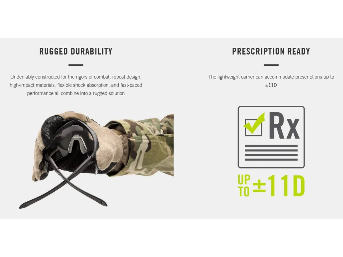 Revision Snowhawk Prescription Rx Carrier & Connector System Gray
