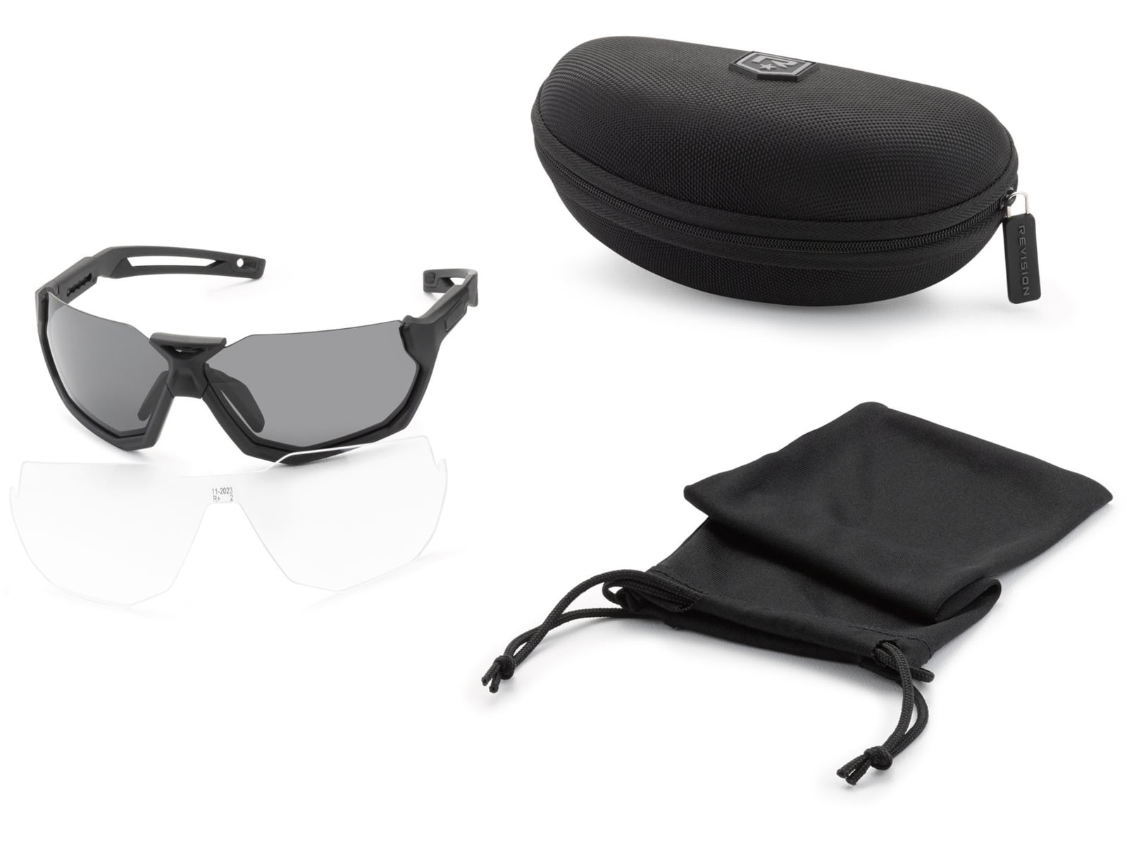 Revision Slingshot Ballistic Two Lenses Sunglasses Clear/Smoke 4-0759-9002