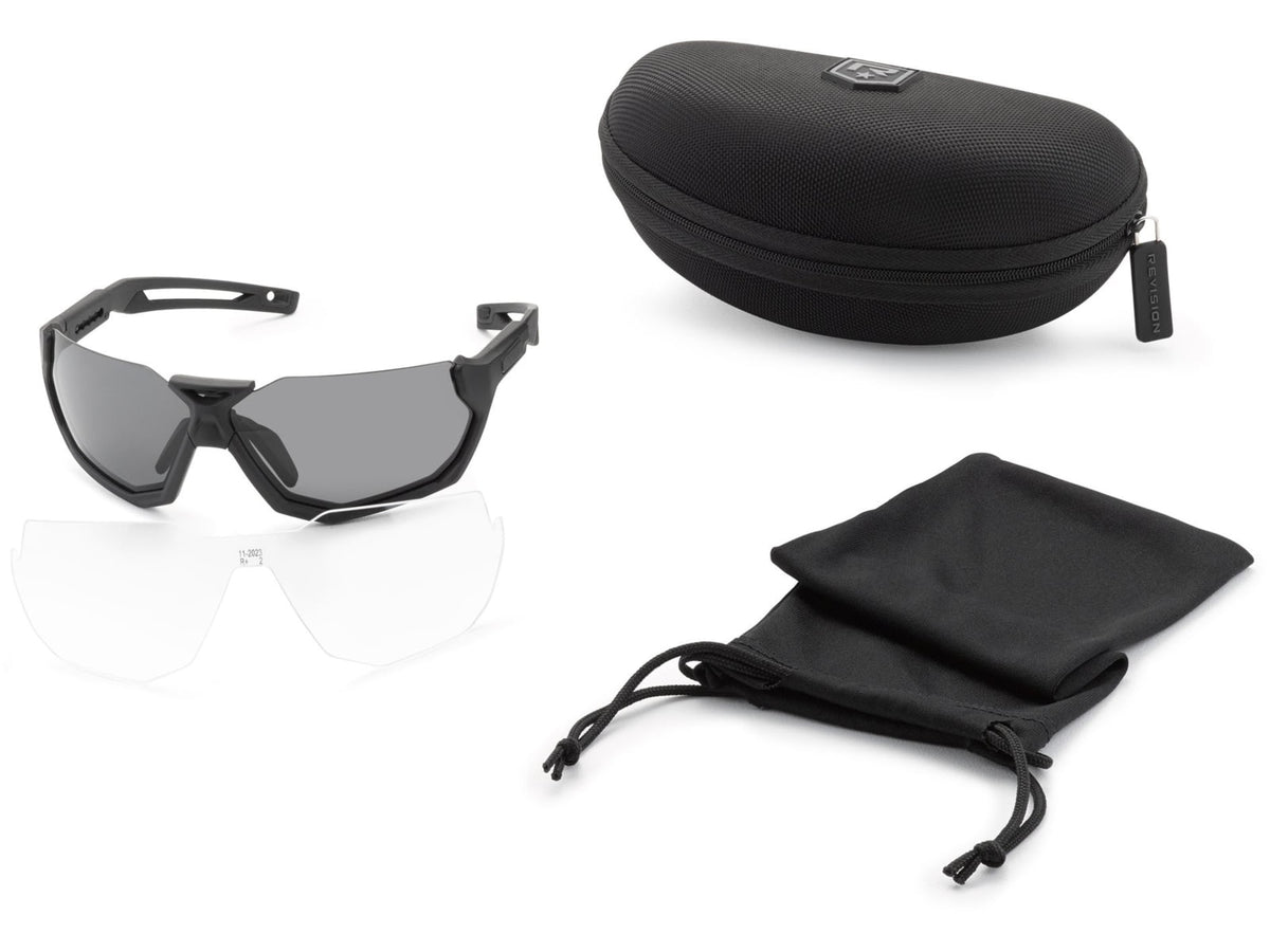 Revision Slingshot Ballistic Two Lenses Sunglasses Clear/Smoke 4-0759-9002