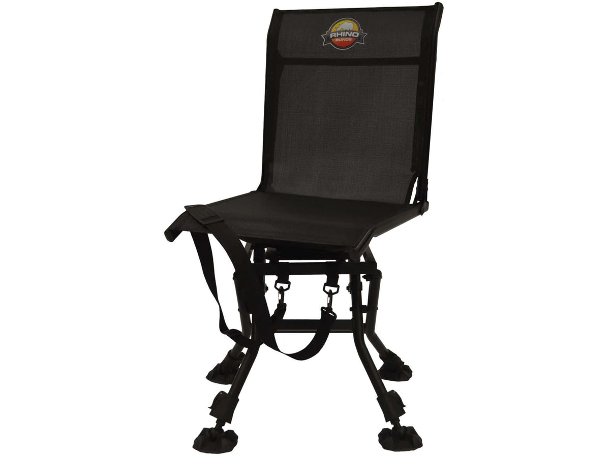 Rhino Blinds Deluxe Hunting Chair w/Adjustable Legs Tan RC-009
