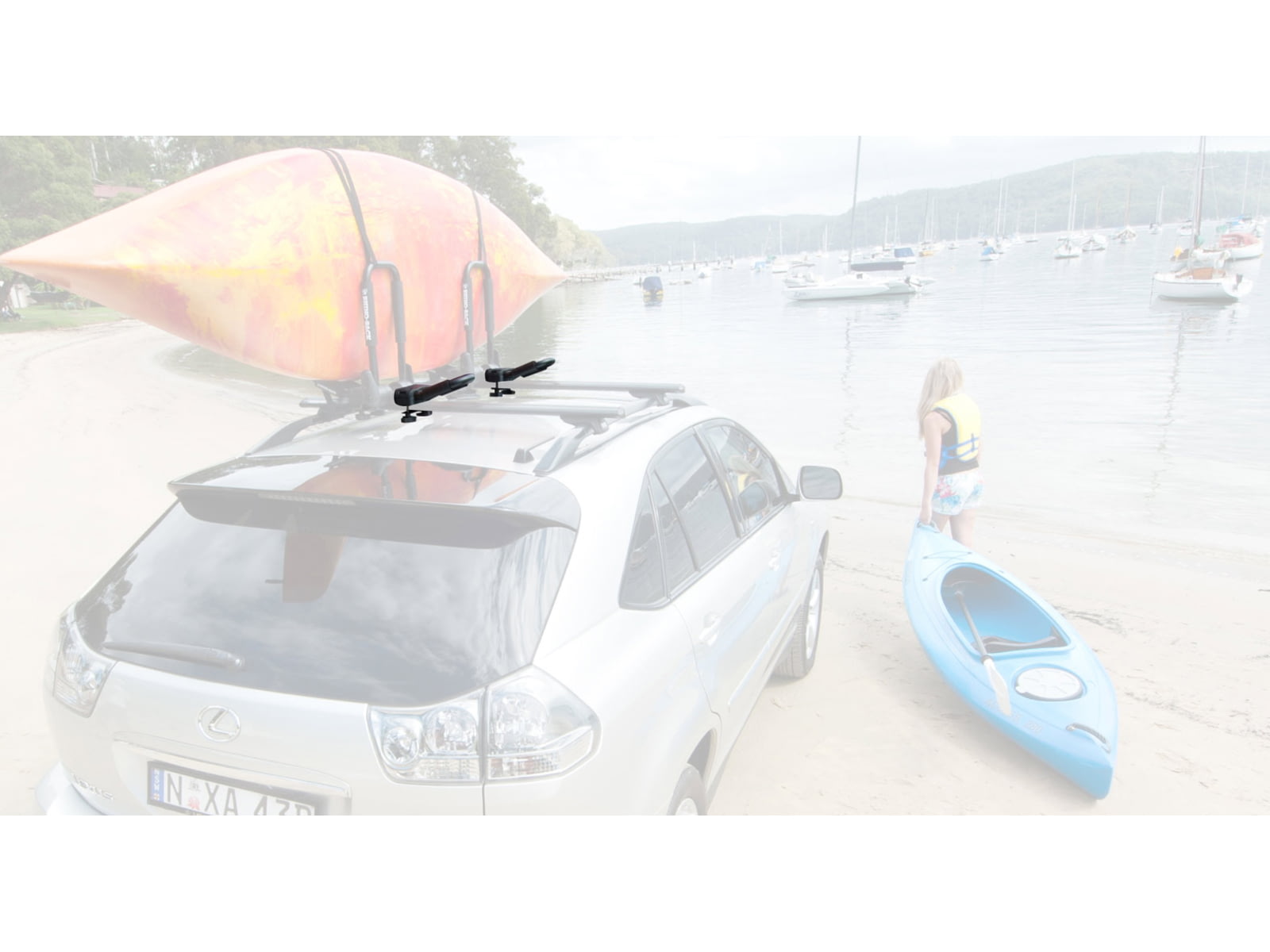 Rhino Rack Folding J Style Kayak Carrier Extension Piece
