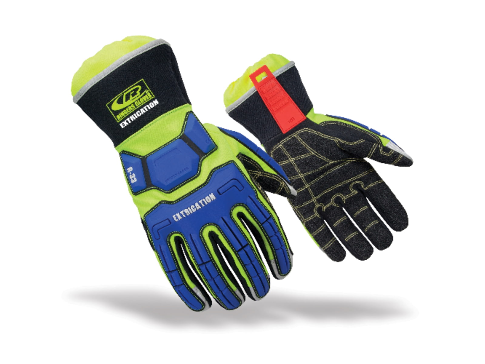 Ringers Gloves Hybrid Extrication Glove High Visibility Lime - 337-11