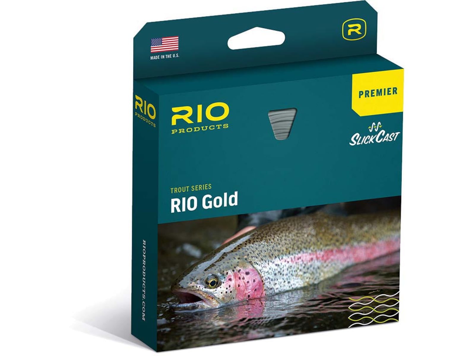 RIO Products Premier Rio Gold Fly Line WF3F Moss/Gold 6-19230