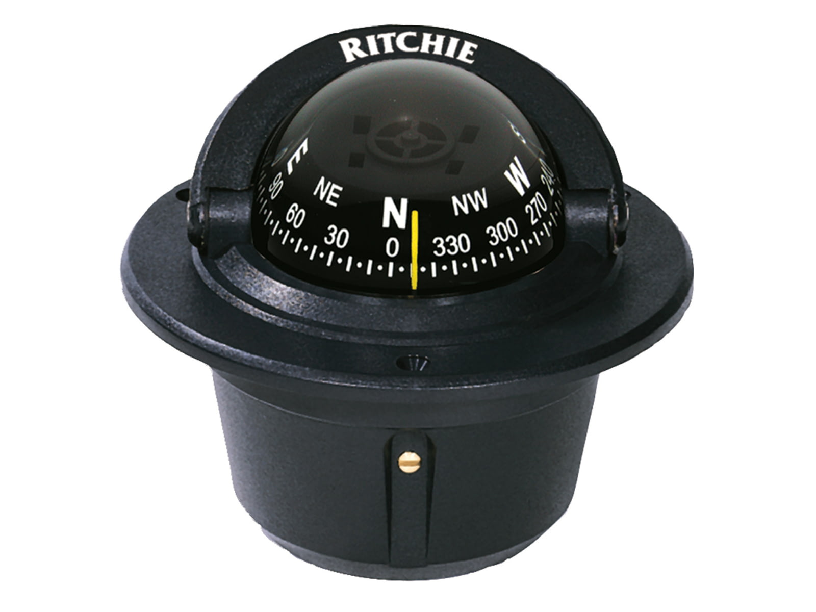 Ritchie F-50 Explorer Compass - Flush Mount - Black F-50
