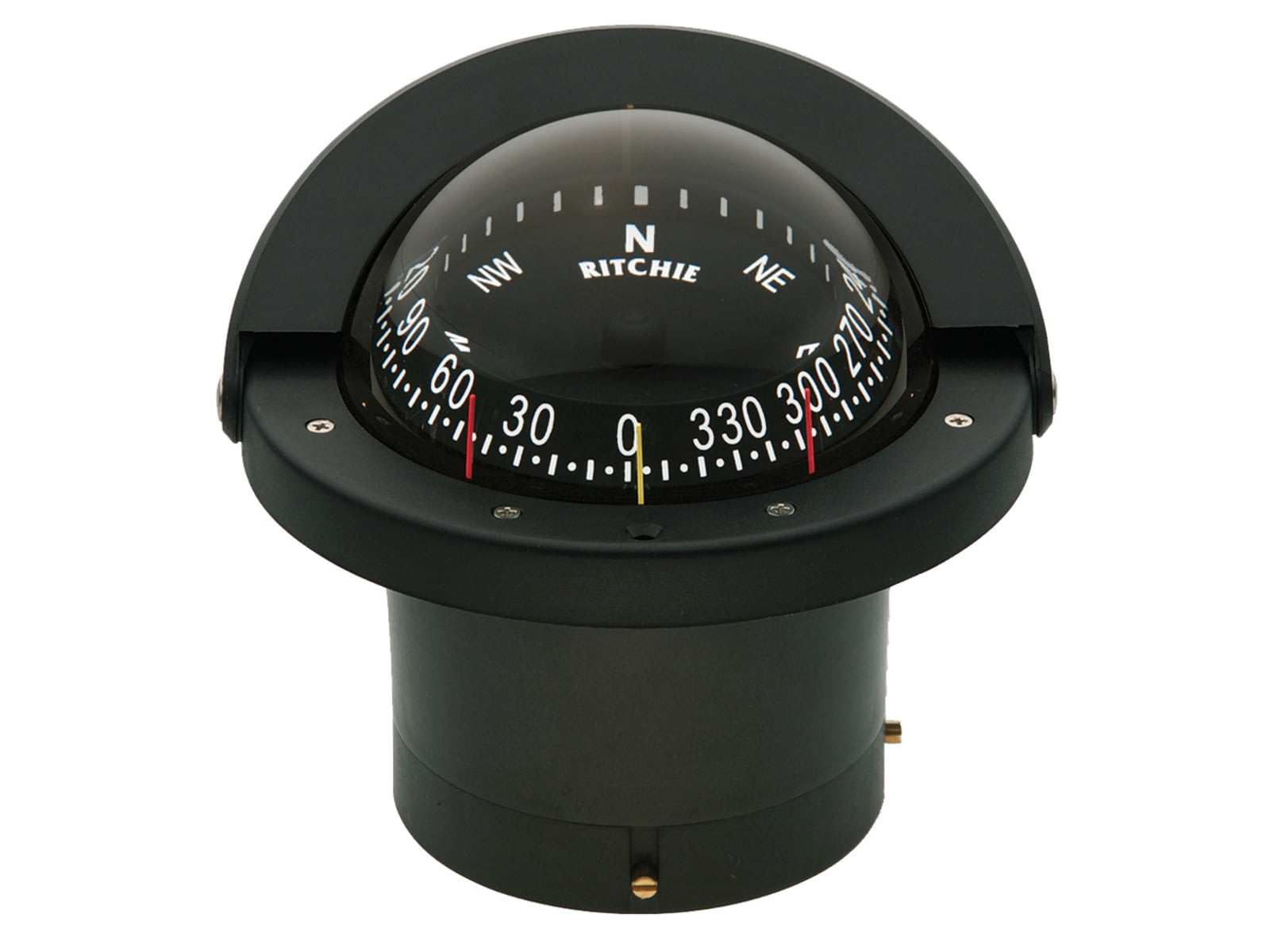 Ritchie FN-203 Navigator Compass - Flush Mount - Black FN-203