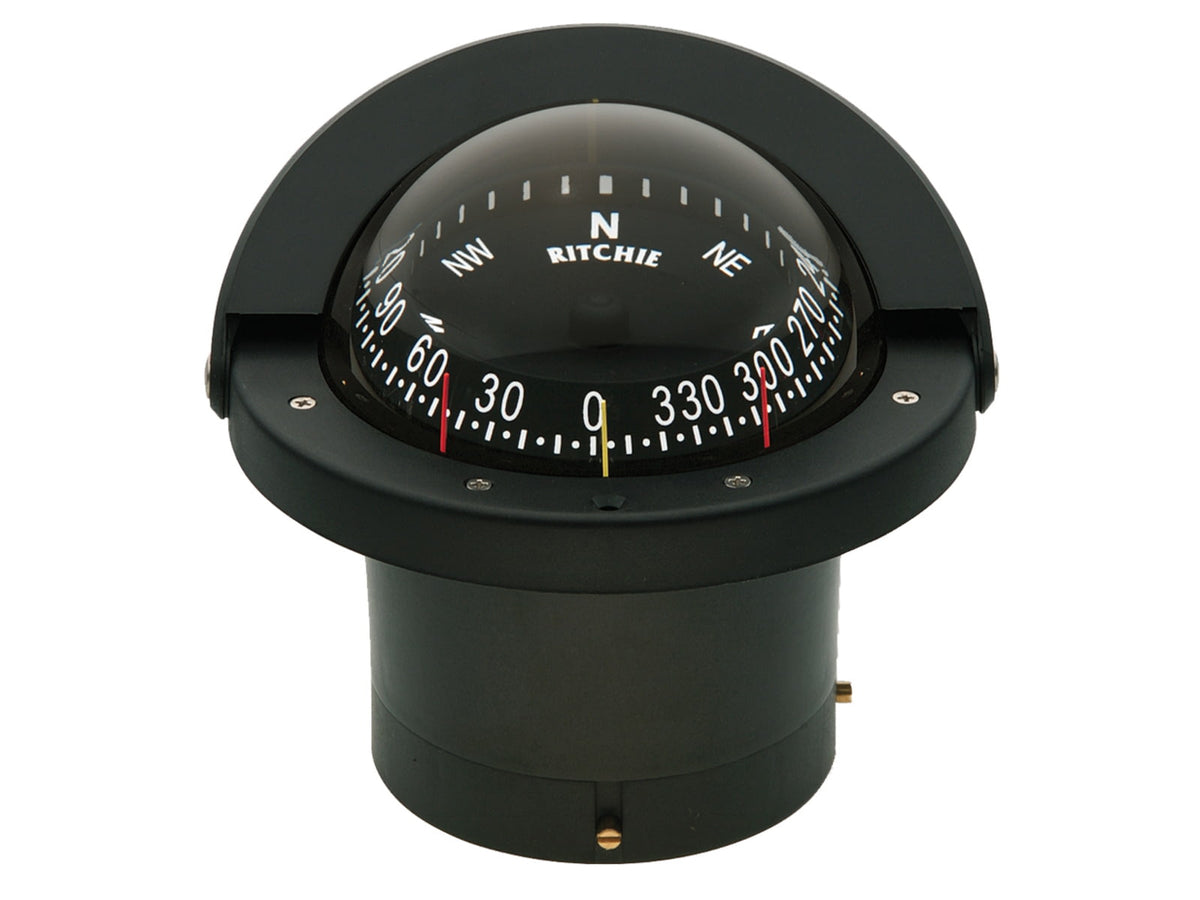 Ritchie FN-203 Navigator Compass - Flush Mount - Black FN-203