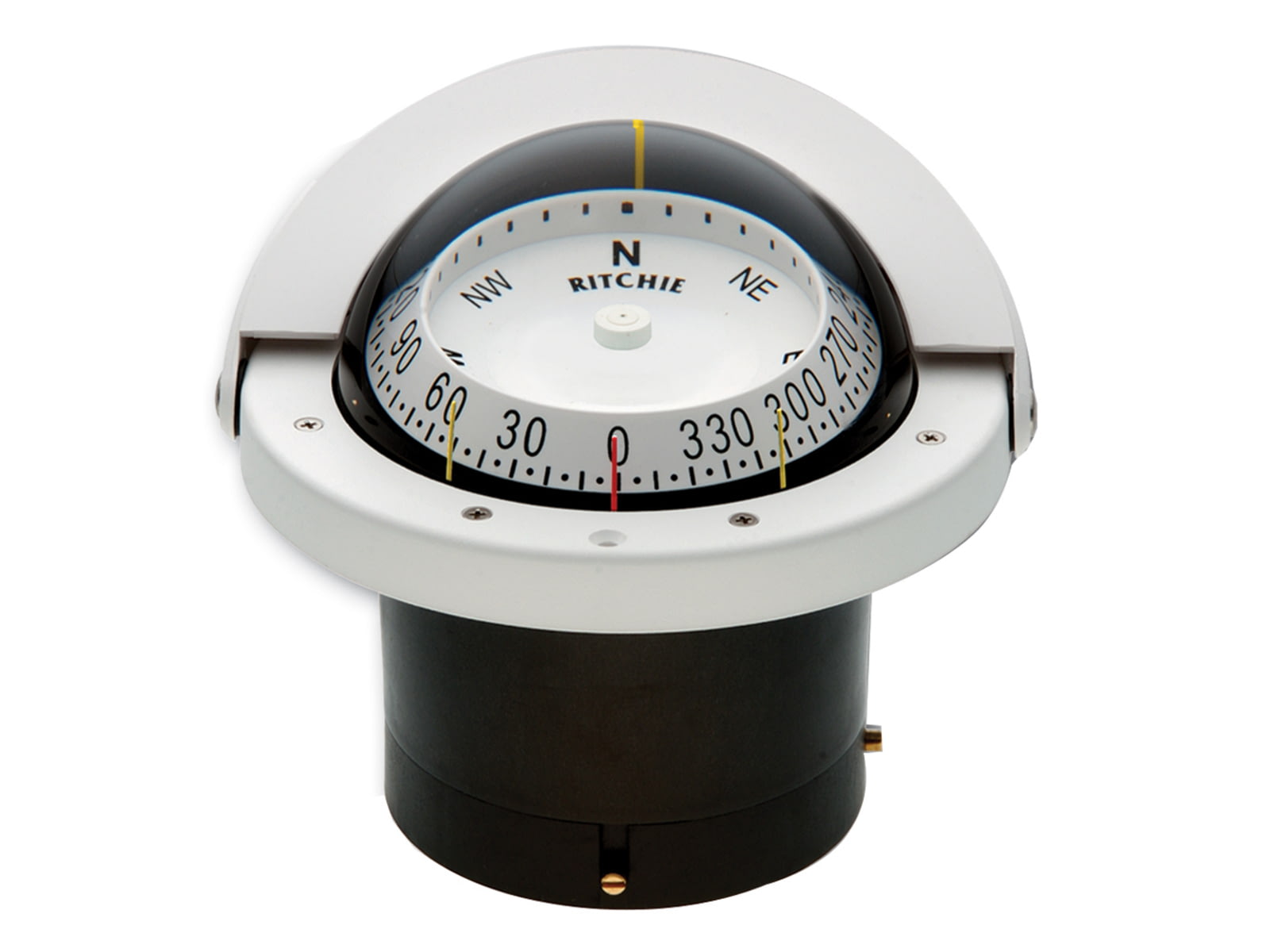 Ritchie FNW-203 Navigator Compass - Flush Mount - White FNW-203