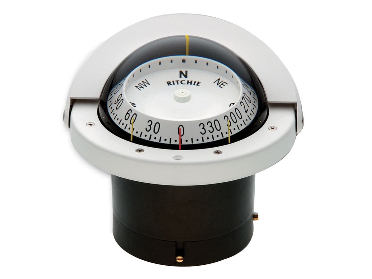 Ritchie FNW-203 Navigator Compass - Flush Mount - White FNW-203
