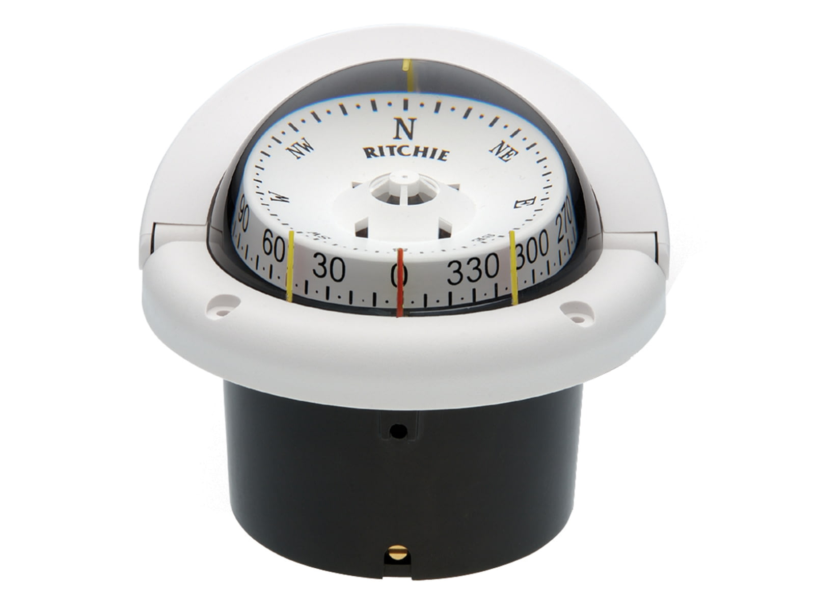Ritchie HF-743W Helmsman Compass - Flush Mount - White HF-743W